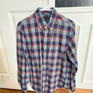 J. Crew Men's Multicolor Plaid Button-Down Shirt